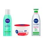 Nivea Limpeza Facial Kit – Tônico + Água Micelar + Creme Antissinais Kit