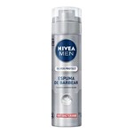 Ficha técnica e caractérísticas do produto Nivea Men Espuma de Barbear Silver Protect 200ml