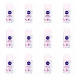 Ficha técnica e caractérísticas do produto Nivea Pearl Beauty Desodorante Rollon 50ml (Kit C/12)