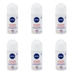 Ficha técnica e caractérísticas do produto Nivea Powder Confort Desodorante Rollon 50ml (Kit C/06)