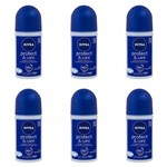 Ficha técnica e caractérísticas do produto Nivea Protect Care Desodorante Rollon 50ml (Kit C/06)