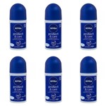 Ficha técnica e caractérísticas do produto Nivea Protect & Care Desodorante Rollon 50ml (Kit C/06)