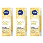 Ficha técnica e caractérísticas do produto Nivea Q10 Plus Antissinais Pérolas Reparadoras Facial 40ml - Kit com 03