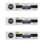 Ficha técnica e caractérísticas do produto Nivea Sensitive Creme de Barbear 65g (kit C/03)