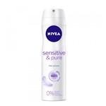 Ficha técnica e caractérísticas do produto Nivea Sensitive Pure Desodorante Aerosol 150ml