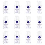 Ficha técnica e caractérísticas do produto Nivea Sensitive Pure Desodorante Rollon Feminino 50ml (Kit C/12)
