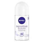 Ficha técnica e caractérísticas do produto Nivea Sensitive Pure Desodorante Rollon Feminino