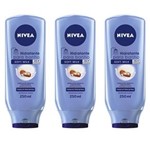 Ficha técnica e caractérísticas do produto Nivea Soft Milk Creme Hidratante para Banho 250ml - Kit com 03