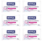 Ficha técnica e caractérísticas do produto Nivea Suave Sabonete Antibacteriano 85g - Kit com 06