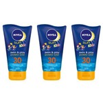 Ficha técnica e caractérísticas do produto Nivea Sun Kids Fps30 Protetor Solar Infantil 150ml (kit C/03)