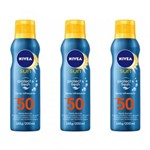 Ficha técnica e caractérísticas do produto Nivea Sun Protect Fresh Protetor Solar Fps50 Spray 200ml (Kit C/03)