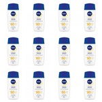Ficha técnica e caractérísticas do produto Nivea Sun Protetor Solar Facial Antissinais 50ml (Kit C/12)