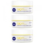 Ficha técnica e caractérísticas do produto Nivea Visage Q10 Plus Antissinais Creme Facial Peles Mistas 49g (Kit C/03)