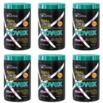 Ficha técnica e caractérísticas do produto Novex Meus Cachos Santo Black Creme Tratamento 1kg (Kit C/06)