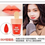 Ficha técnica e caractérísticas do produto NOVO Ice Cream Lipstick impermeável fácil de usar Lip Gloss longa duração Lip Cometics