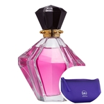 Ficha técnica e caractérísticas do produto Nuit Rose Fiorucci Eau de Cologne - Perfume Feminino 100ml+Necessaire Roxo com Puxador em Fita