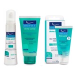 Nupill Derme Control Kit Facial Mousse + Esfoliante + Gel Hidratante