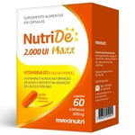Ficha técnica e caractérísticas do produto Nutride Maxx Vitamina D 2000Ui 400Mg 60 Cápsulas Maxinutri
