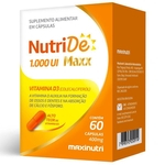 Ficha técnica e caractérísticas do produto Nutride Maxx Vitamina D 1000Ui 400Mg 60 Cápsulas Maxinutri