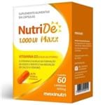 Ficha técnica e caractérísticas do produto Nutride Maxx Vitamina D 1000Ui 60 Cápsulas - Maxinutri