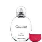 Obsessed For Men Calvin Klein Eau de Toilette - Perfume 30ml + Nécessaire Pink Beleza na Web