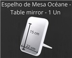Ficha técnica e caractérísticas do produto Oceane Espelho de Mesa - Table Mirror - Océane