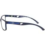 Óculos de Grau Atlântico Mormaii Azul Fosco Lente 5,7cm Vermelho Lilas