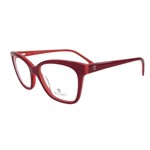 Ficha técnica e caractérísticas do produto Óculos de Grau Bulget Bg6198 H06 Vermelho