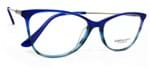 Óculos de Grau Sabrina Sato Sb5022 Acetato Fosco C3 (Azul C3, 55-16-142)