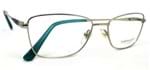 Óculos de Grau Sabrina Sato Ss316 Metal Prata C2 (Prata C2, 53-16-135)
