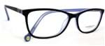 Óculos de Grau Sabrina Sato Ss360 Acetato C3 (Preto/Lilas C3, 55-15-140)
