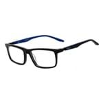 Óculos de Grau Speedo Sp 6083 A01 Preto Brilho e Azul