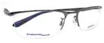 Óculos de Grau Speedo Sp1322 com Hastes 360º em Alumínio (Prata/Azul 02A, 56-18-135)