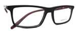 Óculos de Grau Speedo Sp6083 com Hastes 360º (Preto/Vermelho A02, 55-17-142)