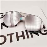 Ficha técnica e caractérísticas do produto Óculos de Sol 58087 (Prata Espelhado)