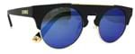 Ficha técnica e caractérísticas do produto Óculos de Sol Evoke Upper Ii A01S Black Shine Gold Blue Flash Mirror (Preto A01S, 50-22-145)