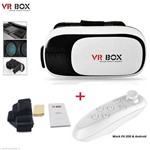Ficha técnica e caractérísticas do produto Oculos Vr Box Realidade Virtual 3d + Controle Bluetooth