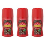 Ficha técnica e caractérísticas do produto Old Spice Lenha Desodorante Rollon Masculino 50ml - Kit com 03