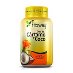 Ficha técnica e caractérísticas do produto Oleo de Cartamo+Coco 60cps Fitoway