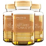 Ficha técnica e caractérísticas do produto Óleo de Cártamo com Chia e Vitamina e - 3 Unidades de 60 Cápsulas - Upnutri Premium