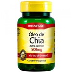 Ficha técnica e caractérísticas do produto Oleo de Chia 500mg 60cps - Maxinutri
