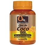 Ficha técnica e caractérísticas do produto Óleo de Coco 1000mg - 60 Softgels - OH2 Nutrition