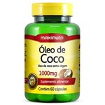 Ficha técnica e caractérísticas do produto Óleo de Coco 1000mg com 60 Cápsulas - Maxinutri