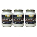 Ficha técnica e caractérísticas do produto 3 Óleo de Coco 500ml Extra Virgem Natured