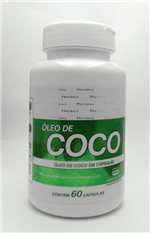 Ficha técnica e caractérísticas do produto Óleo de Côco com 60 Cápsulas