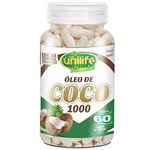 Ficha técnica e caractérísticas do produto Óleo de Coco Extra Virgem 1200mg Unilife 60 Cápsulas