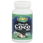 Ficha técnica e caractérísticas do produto Óleo de Coco Extra Virgem 1200mg - Unilife - Natural - 60 Cápsulas