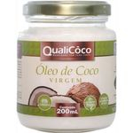 Ficha técnica e caractérísticas do produto Óleo de Coco Qualicôco virgem 200ml