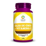 Ficha técnica e caractérísticas do produto Óleo de Côco + Vitamina e 100 Cápsulas 1000mg