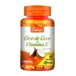 Ficha técnica e caractérísticas do produto Óleo de Coco + Vitamina E 1000 mg - Tiaraju - 60 caps